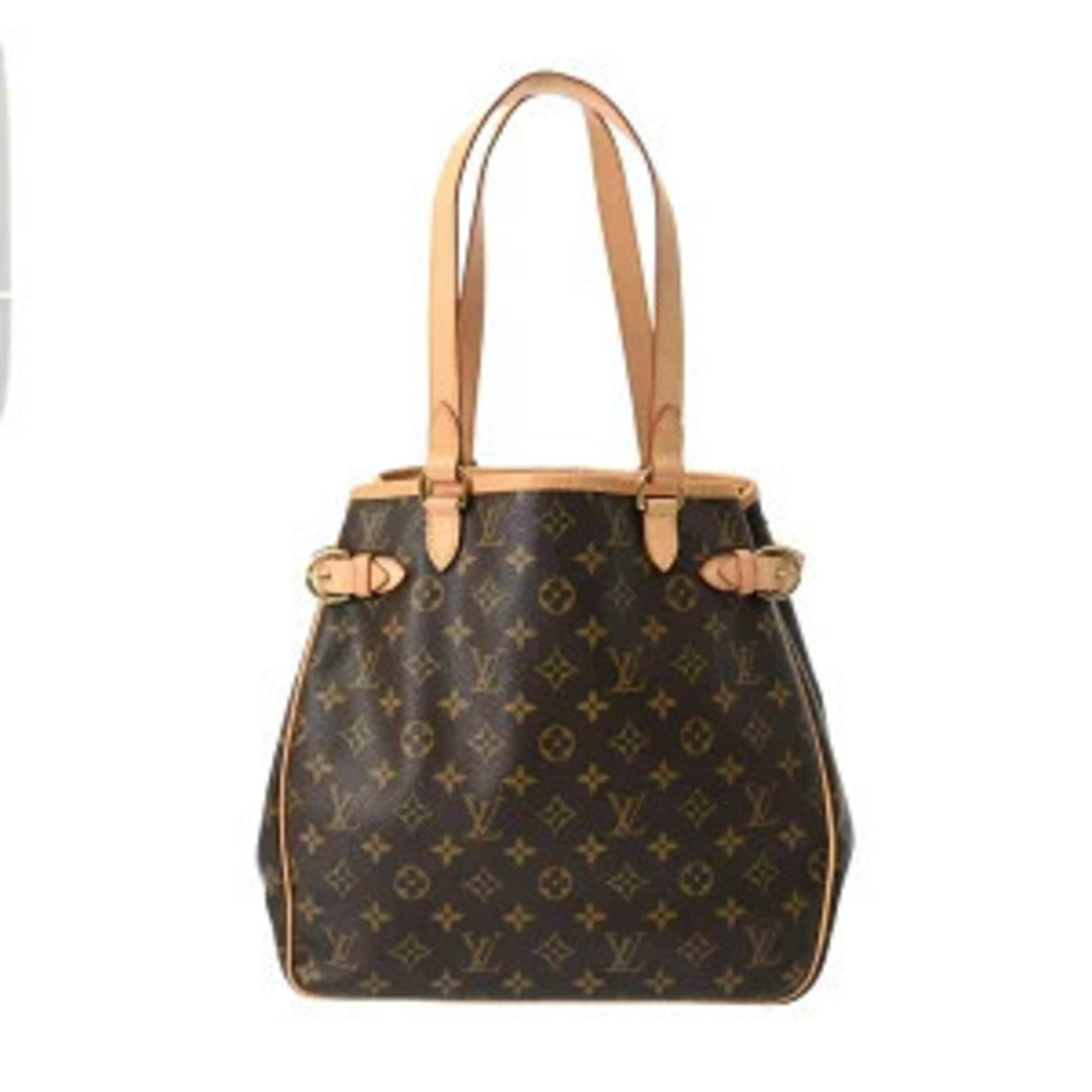 Louis Vuitton Monogram Batignolles Vertical Brown Canvas Tote Bag